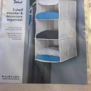 3 Shelf Sweater & Accessory Organizer